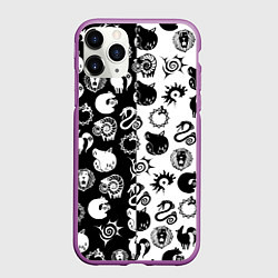 Чехол iPhone 11 Pro матовый ЭМБЛЕМЫ МАГИЧЕСКАЯ БИТВА JK, цвет: 3D-фиолетовый