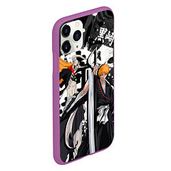 Чехол iPhone 11 Pro матовый Bleach, цвет: 3D-фиолетовый — фото 2