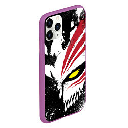 Чехол iPhone 11 Pro матовый БЛИЧ МАСКА BLEACH, цвет: 3D-фиолетовый — фото 2