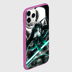 Чехол iPhone 11 Pro матовый Ulquiorra Schiffer Bleach, цвет: 3D-фиолетовый — фото 2