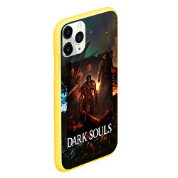 Чехол iPhone 11 Pro матовый DARKSOULS ТЕМНЫЕ ДУШИ, цвет: 3D-желтый — фото 2