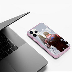 Чехол iPhone 11 Pro матовый Akira, цвет: 3D-розовый — фото 2