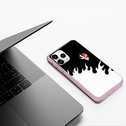 Чехол iPhone 11 Pro матовый BLEACH FIRE БЛИЧ ОГОНЬ, цвет: 3D-розовый — фото 2