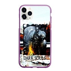 Чехол iPhone 11 Pro матовый DARK SOULS NEW, цвет: 3D-фиолетовый