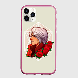 Чехол iPhone 11 Pro матовый Данте DMC, цвет: 3D-малиновый