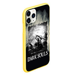 Чехол iPhone 11 Pro матовый DARK SOULS 3, цвет: 3D-желтый — фото 2