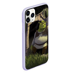 Чехол iPhone 11 Pro матовый Shrek: Somebody Once Told Me, цвет: 3D-светло-сиреневый — фото 2