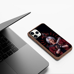 Чехол iPhone 11 Pro матовый Saint Dante, цвет: 3D-коричневый — фото 2
