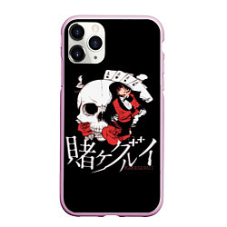 Чехол iPhone 11 Pro матовый Kakegurui Безумный Азарт, цвет: 3D-розовый