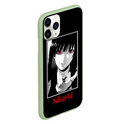 Чехол iPhone 11 Pro матовый Юмэко Джабами Kakegurui, цвет: 3D-салатовый — фото 2