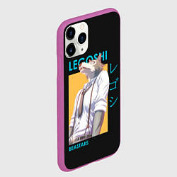 Чехол iPhone 11 Pro матовый Legoshi Art, цвет: 3D-фиолетовый — фото 2
