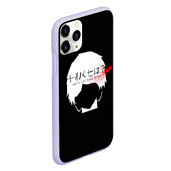 Чехол iPhone 11 Pro матовый Whats 1000 minus 7 Kaneki, цвет: 3D-светло-сиреневый — фото 2