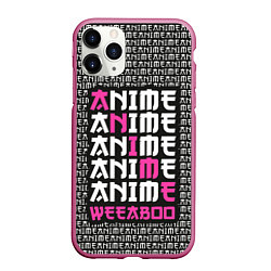 Чехол iPhone 11 Pro матовый Anime weeaboo