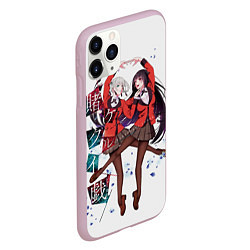 Чехол iPhone 11 Pro матовый Kakegurui Безумный азарт, цвет: 3D-розовый — фото 2