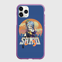 Чехол iPhone 11 Pro матовый Shiro princess, цвет: 3D-фиолетовый