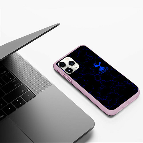 Чехол iPhone 11 Pro матовый Tottenham / 3D-Розовый – фото 3