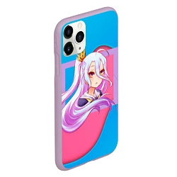 Чехол iPhone 11 Pro матовый Sweet Shiro, цвет: 3D-сиреневый — фото 2