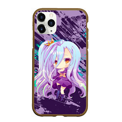 Чехол iPhone 11 Pro матовый Shiro art, цвет: 3D-коричневый