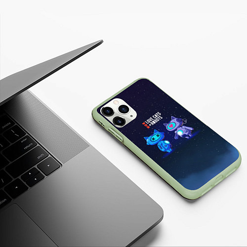 Чехол iPhone 11 Pro матовый Love, Death and Robots Любовь, Смерть и Роботы Z / 3D-Салатовый – фото 3