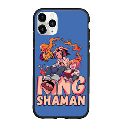 Чехол iPhone 11 Pro матовый King Shaman, цвет: 3D-черный