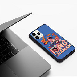 Чехол iPhone 11 Pro матовый King Shaman, цвет: 3D-черный — фото 2