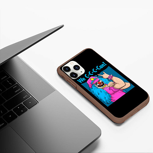 Чехол iPhone 11 Pro матовый Dr Rockzo / 3D-Коричневый – фото 3