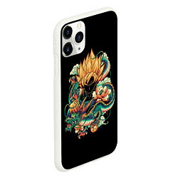 Чехол iPhone 11 Pro матовый Dragon Ball Retro Style, цвет: 3D-белый — фото 2