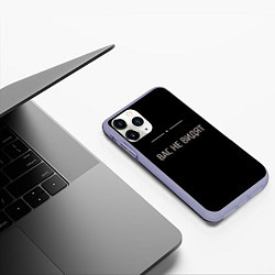 Чехол iPhone 11 Pro матовый Вас не видят, цвет: 3D-светло-сиреневый — фото 2