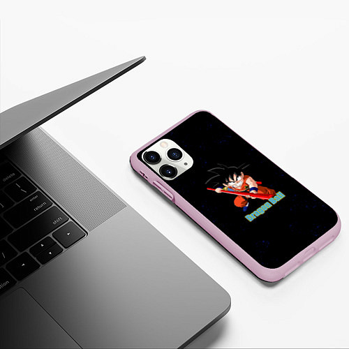 Чехол iPhone 11 Pro матовый Dragon Ball / 3D-Розовый – фото 3