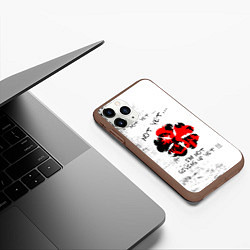 Чехол iPhone 11 Pro матовый Non yet Non yet Im not giving up yet!!!, цвет: 3D-коричневый — фото 2