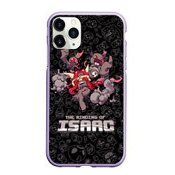 Чехол iPhone 11 Pro матовый The Binding of Isaac, цвет: 3D-светло-сиреневый