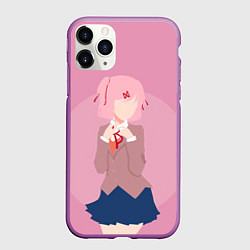 Чехол iPhone 11 Pro матовый Natsuki Art, цвет: 3D-фиолетовый