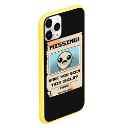 Чехол iPhone 11 Pro матовый Пропал мальчик, цвет: 3D-желтый — фото 2