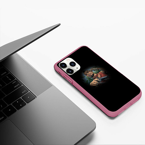 Чехол iPhone 11 Pro матовый FarCry 3 / 3D-Малиновый – фото 3