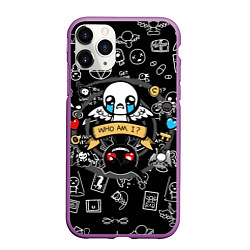 Чехол iPhone 11 Pro матовый THE BINDING OF ISAAC ЖЕРТВА, цвет: 3D-фиолетовый