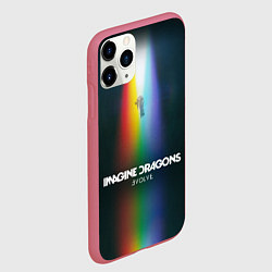 Чехол iPhone 11 Pro матовый Imagine Dragons: Evolve, цвет: 3D-малиновый — фото 2