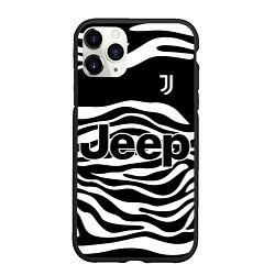 Чехол iPhone 11 Pro матовый JUVENTUS TORINO HOME, цвет: 3D-черный