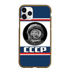 Чехол iPhone 11 Pro матовый СТИЛЬ СССР ГАГАРИН