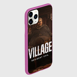 Чехол iPhone 11 Pro матовый RESIDENT EVIL VILLAGE, цвет: 3D-фиолетовый — фото 2