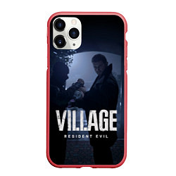 Чехол iPhone 11 Pro матовый RESIDENT EVIL VILLAGE, цвет: 3D-красный