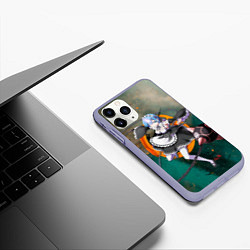 Чехол iPhone 11 Pro матовый Rem, цвет: 3D-светло-сиреневый — фото 2