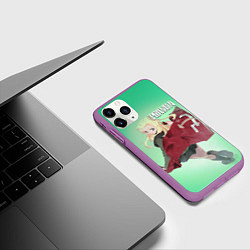 Чехол iPhone 11 Pro матовый Pravda, цвет: 3D-фиолетовый — фото 2