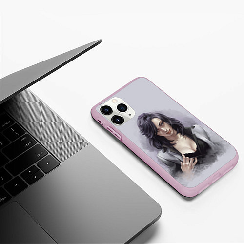 Чехол iPhone 11 Pro матовый Рэйко / 3D-Розовый – фото 3