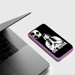 Чехол iPhone 11 Pro матовый OG Buda, цвет: 3D-фиолетовый — фото 2