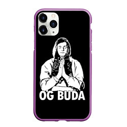 Чехол iPhone 11 Pro матовый OG Buda, цвет: 3D-фиолетовый