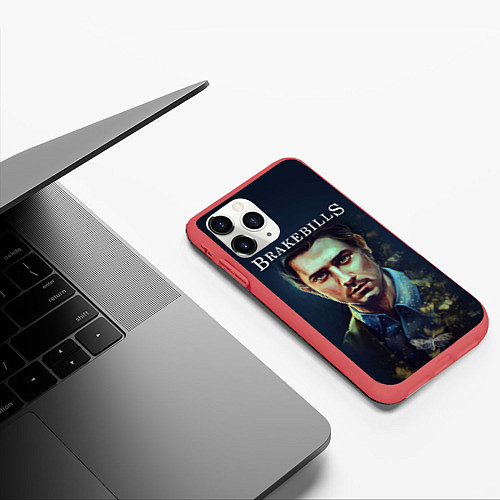 Чехол iPhone 11 Pro матовый Elliot Brakebills / 3D-Красный – фото 3