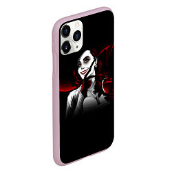 Чехол iPhone 11 Pro матовый Resident Evil Леди Вампир, цвет: 3D-розовый — фото 2