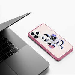 Чехол iPhone 11 Pro матовый BP Style, цвет: 3D-малиновый — фото 2