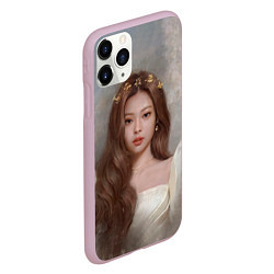 Чехол iPhone 11 Pro матовый Дженни маслом, цвет: 3D-розовый — фото 2