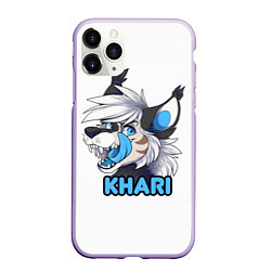Чехол iPhone 11 Pro матовый Furry wolf Khari